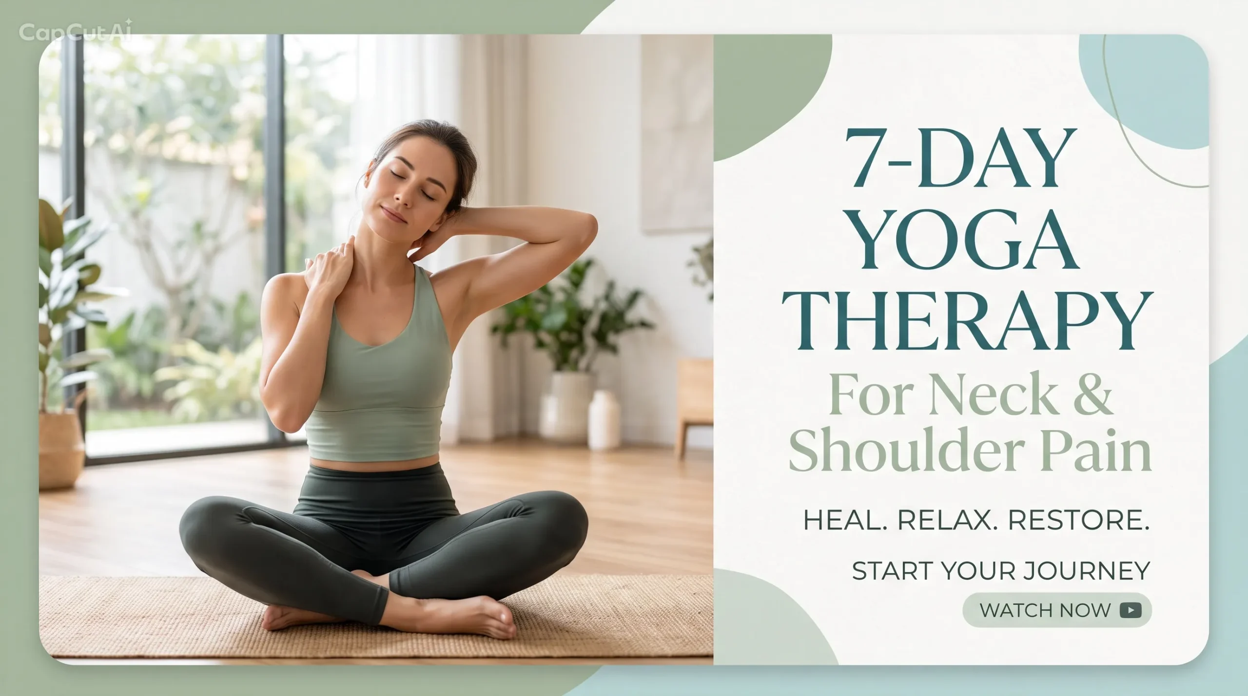 7 Days of Therapeutic Yoga for Neck and Shoulder Pain